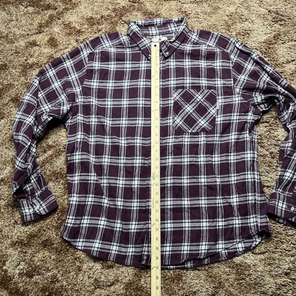 Woolrich Long Sleeve Button Down Mens Extra Large Plaid 100% Cotton Casual - Picture 8 of 10